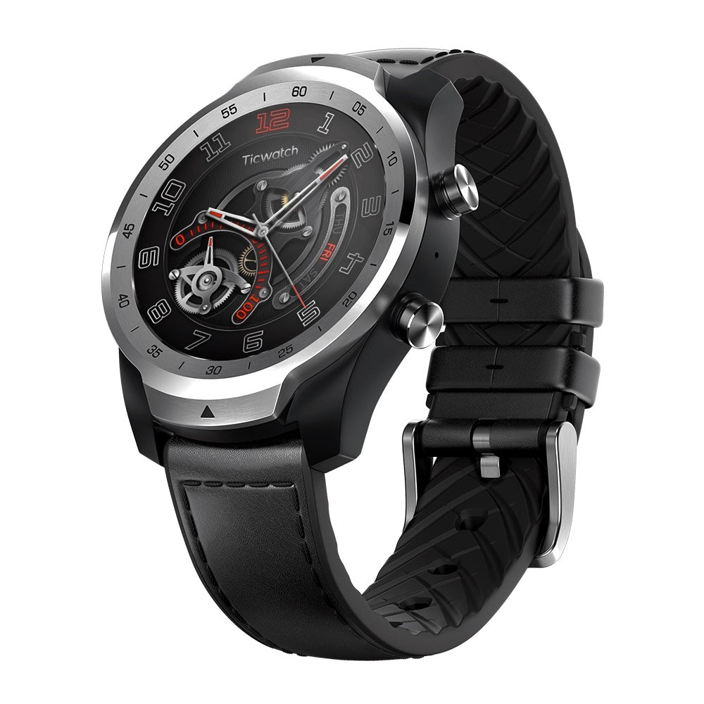 Ticwatch Pro 1.4 inch Bluetooth Sports Smart Watch IP68 Waterproof Built-in GPS NFC Heart Rate Monitor