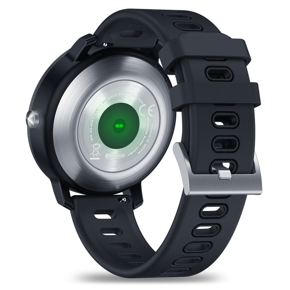 Zeblaze HYBRID Heart Rate Blood Pressure Monitor Real-time Weather Temperature Goal Reminders Dual Modes Mechanical Smart Watch