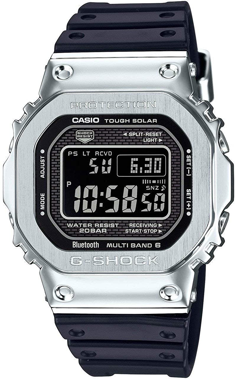 Casio G-Shock Men's GMW-B5000-1CR Black/Silver One Size