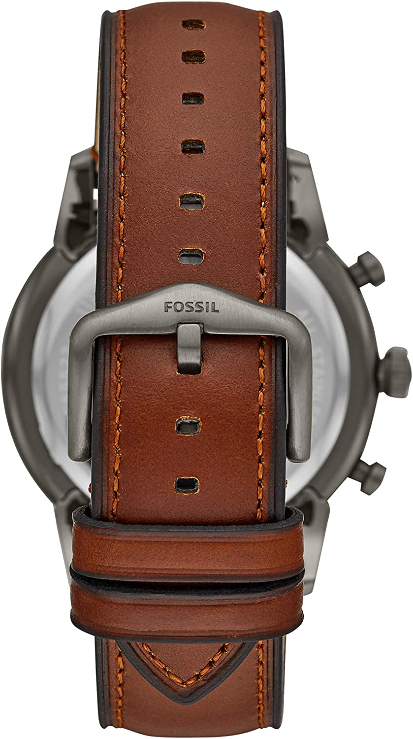 Fossil Men's Townsman Stainless Steel and Leather Casual Quartz Chronograph Watch