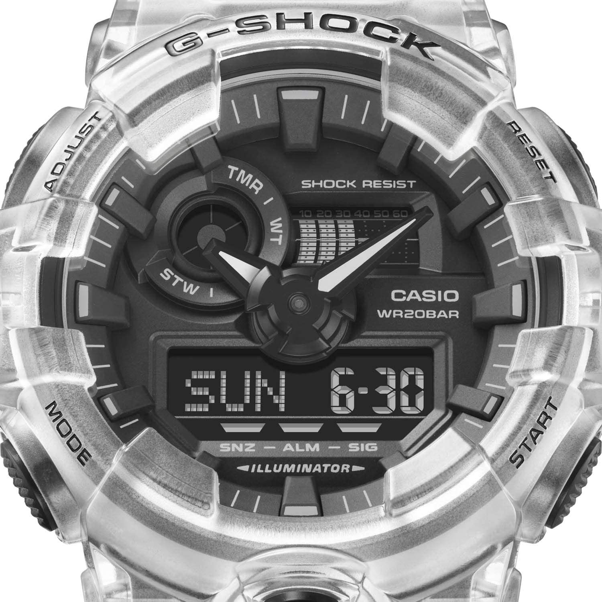G-Shock GA700SKE-7A Transparent/Black One Size