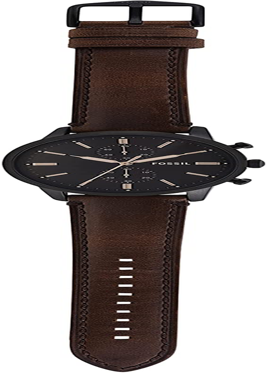 Fossil Men's Townsman Stainless Steel and Leather Casual Quartz Chronograph Watch