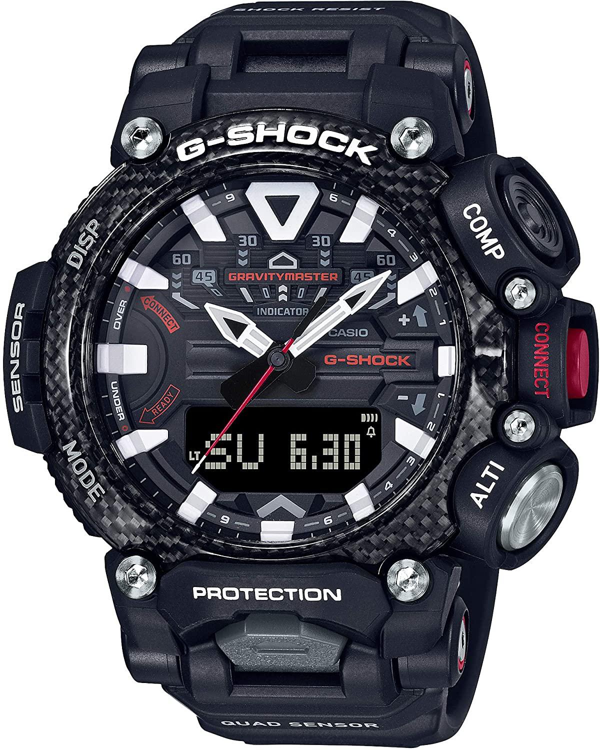 G-Shock Men's GRB200-1A Gravity Master Watch, Black, One Size