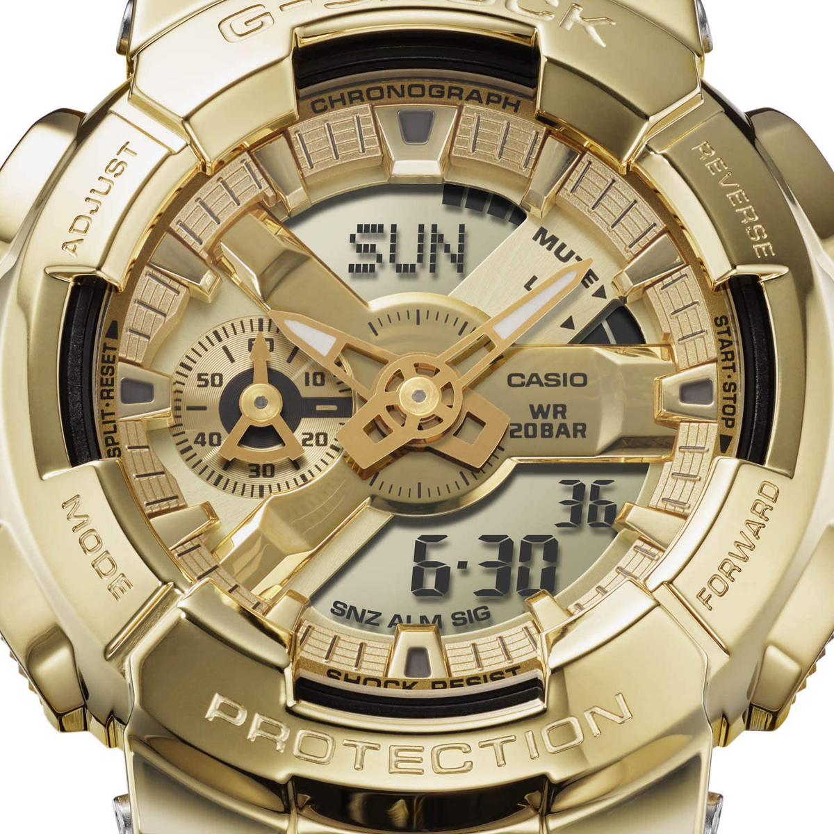 G-Shock GM110SG-9A Clear/Gold One Size