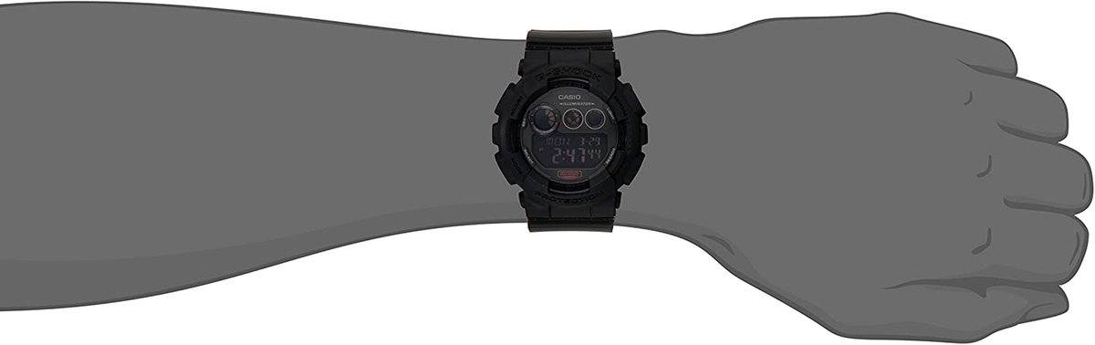 G-Shock Watch with Stainless-Steel Strap, 30 (Model: GD120MB-1CR)