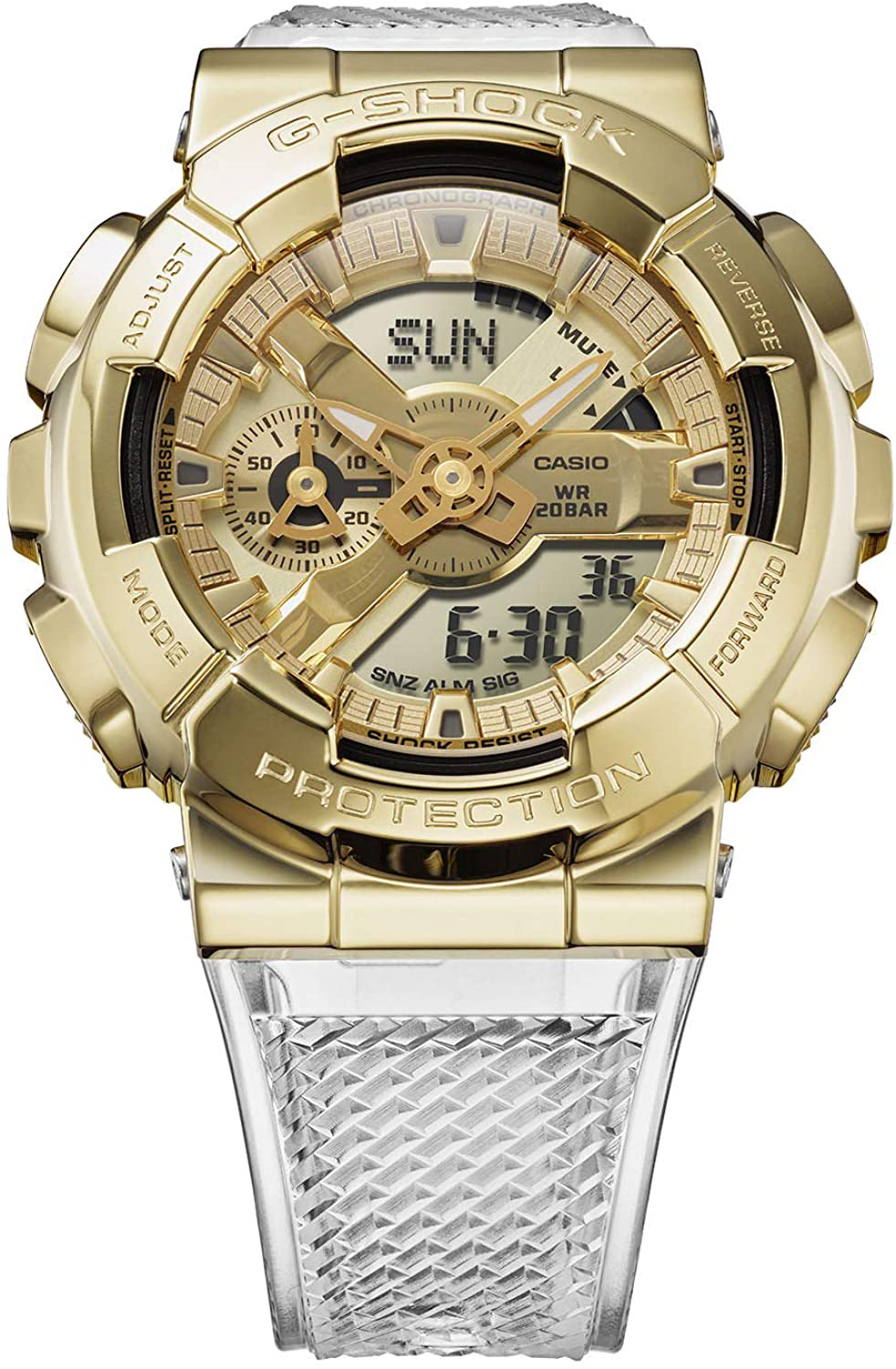 G-Shock GM110SG-9A Clear/Gold One Size