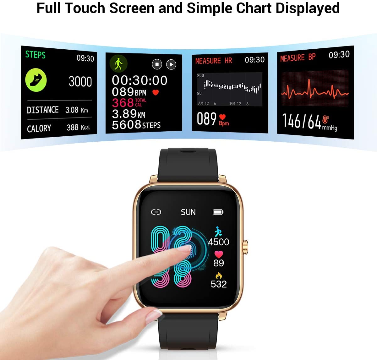 CanMixs Women's Smart Watch for Android& iOS