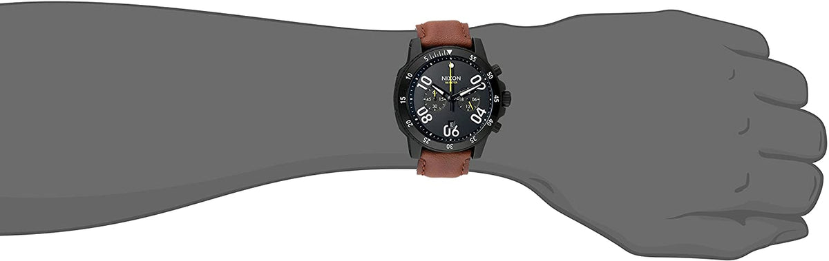 Nixon Men's Ranger Chrono Leather A940712-00