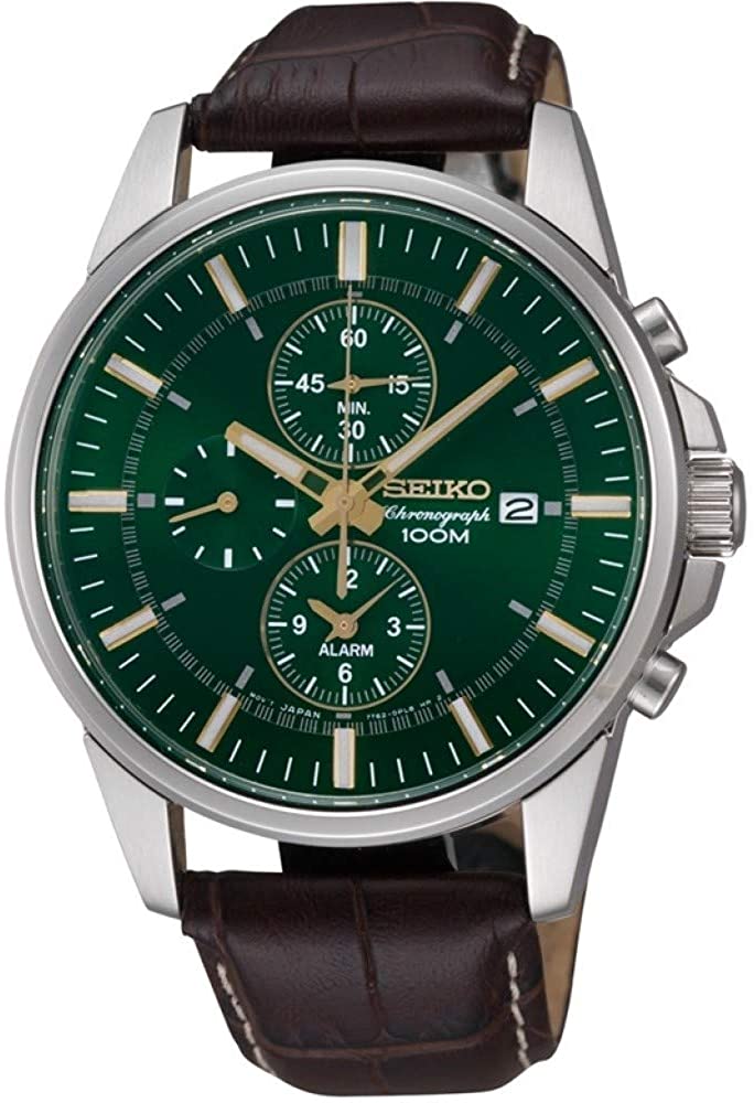 Seiko Men's Alarm Chronograph Watch SNAF09
