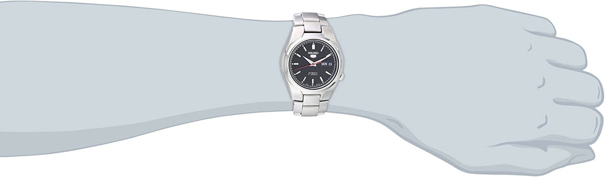 Seiko Men's SNK607 Automatic Black Dial Watch