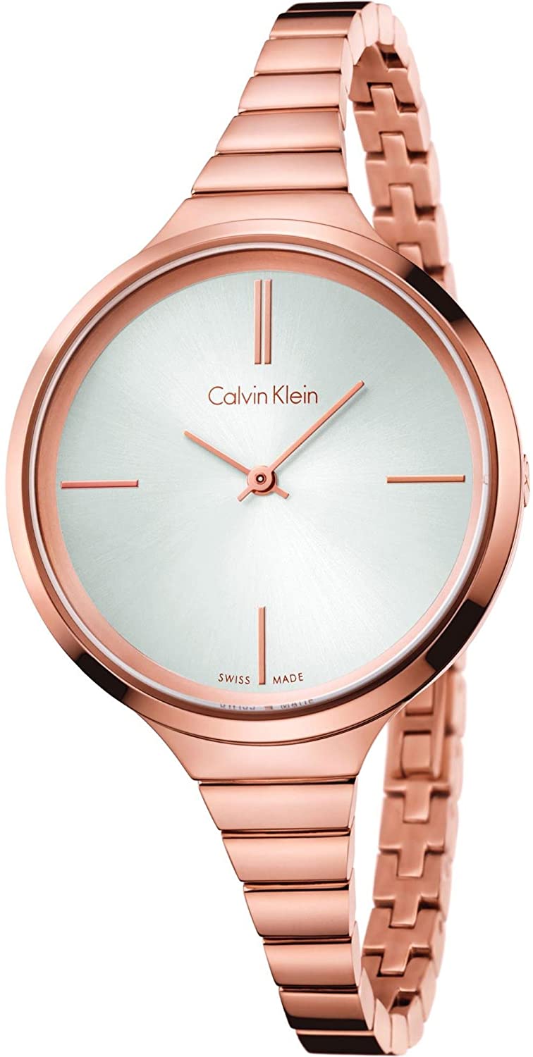 Calvin Klein K4U23626 PVD Rose Gold Bracelet Ladies Watch