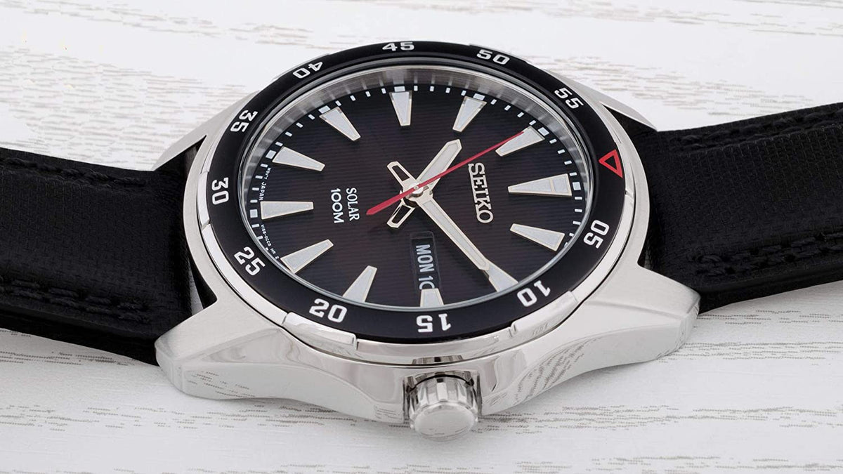 Seiko Men's Watch with Textile Strap SNE393P2