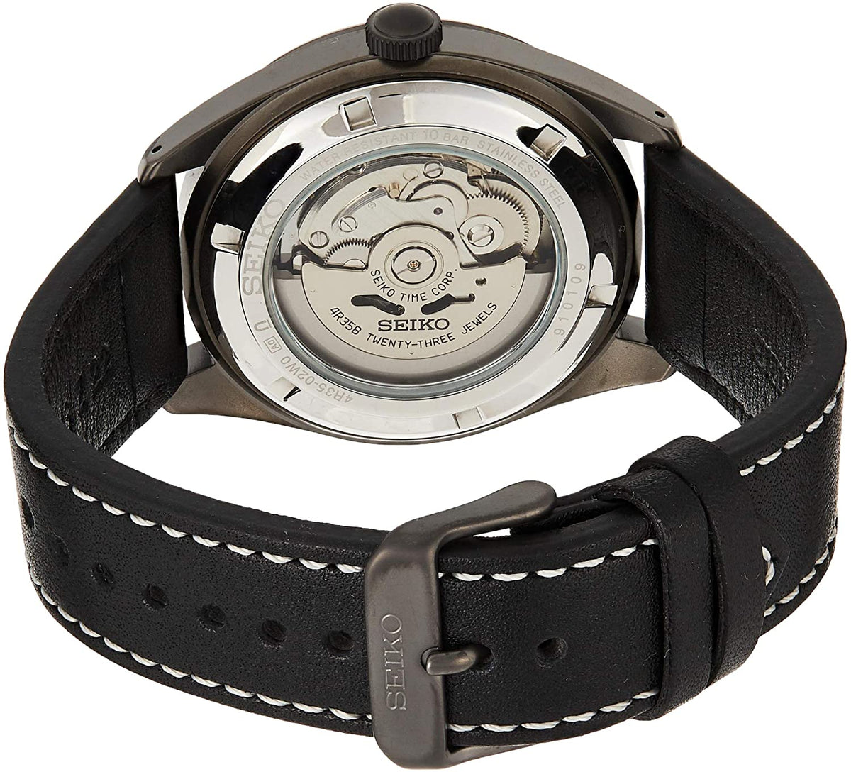 Seiko Men's Automatic Leather Watch SRPC89K1