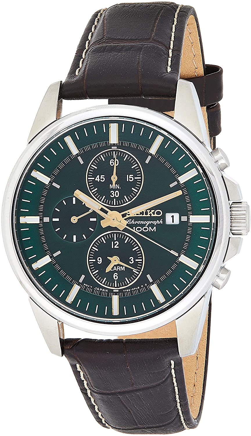 Seiko Men's Alarm Chronograph Watch SNAF09