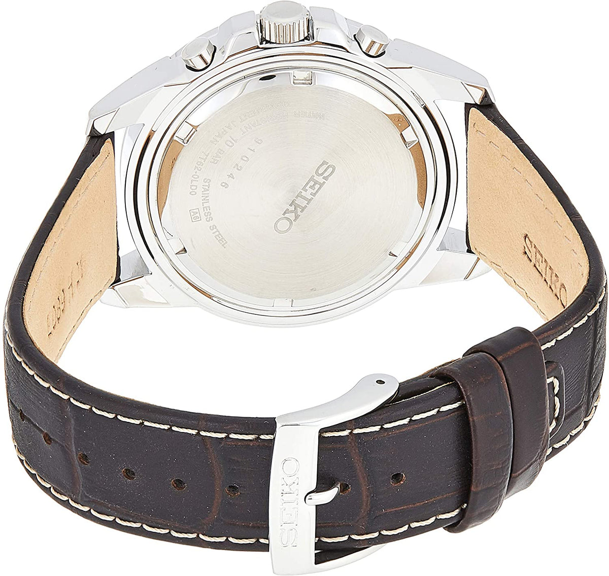 Seiko Men's Alarm Chronograph Watch SNAF09