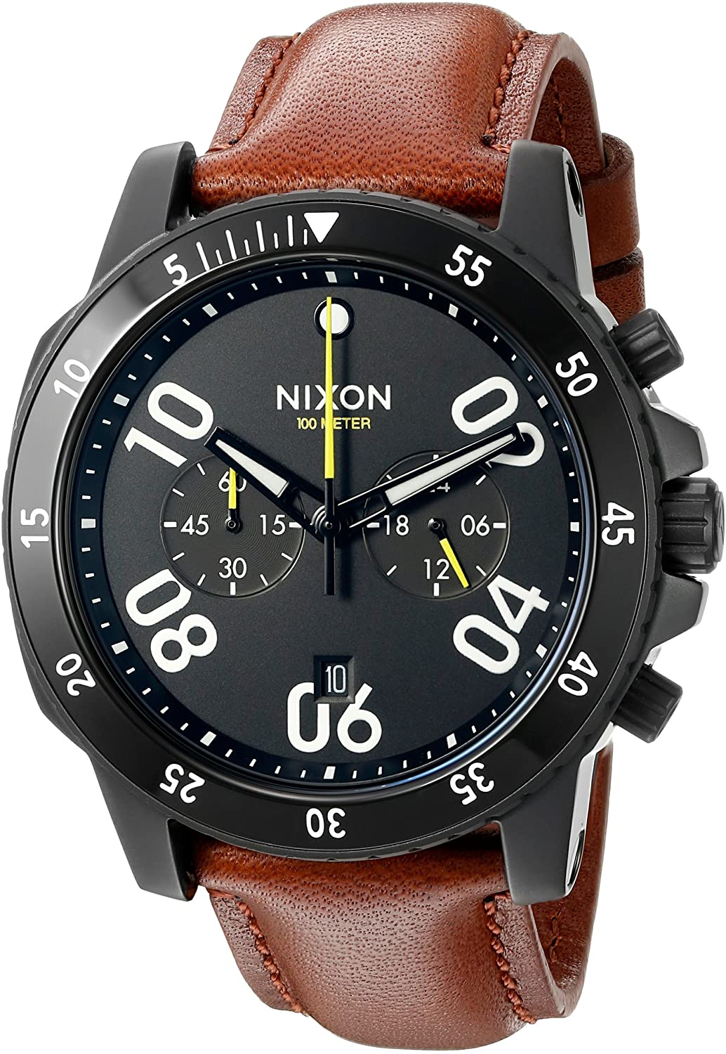 Nixon Men's Ranger Chrono Leather A940712-00