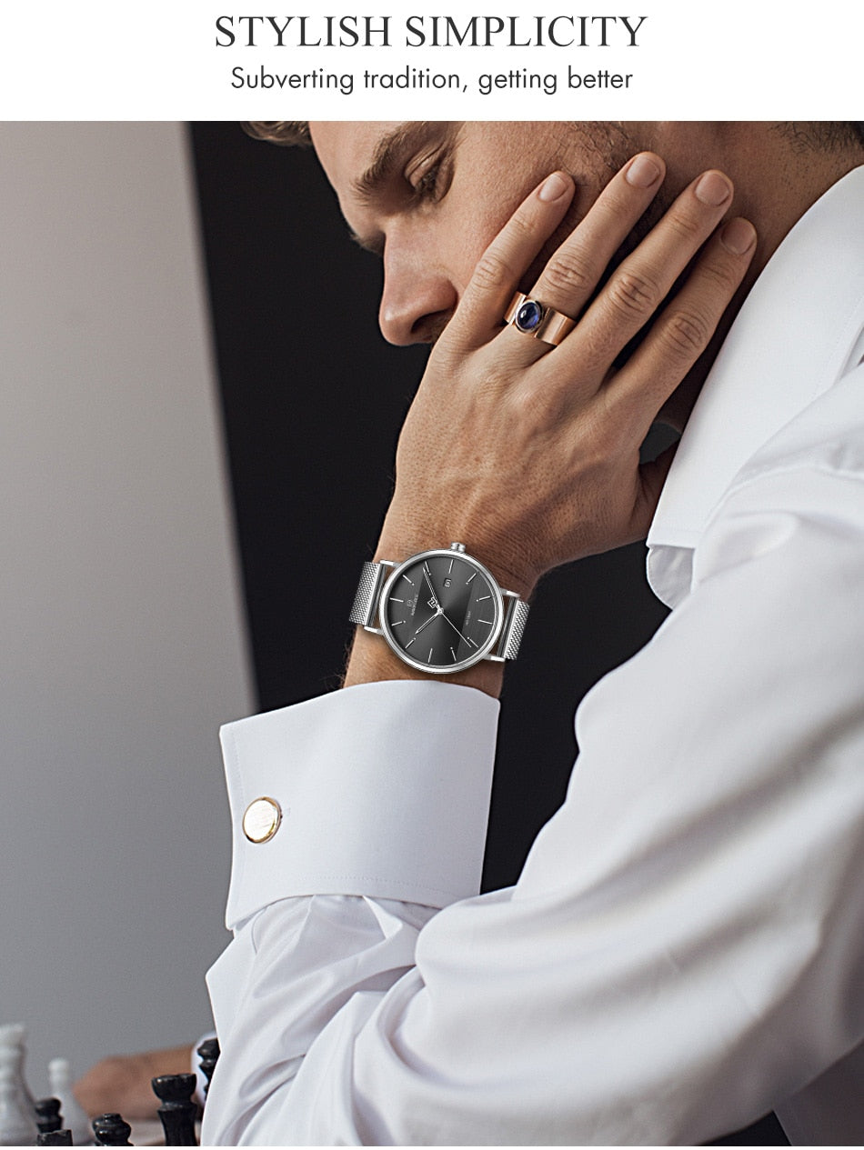 Men's Fashion Stainless Steel Watch