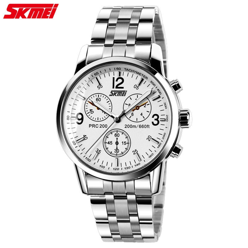 SKMEI Men's Quartz Full steel Watch