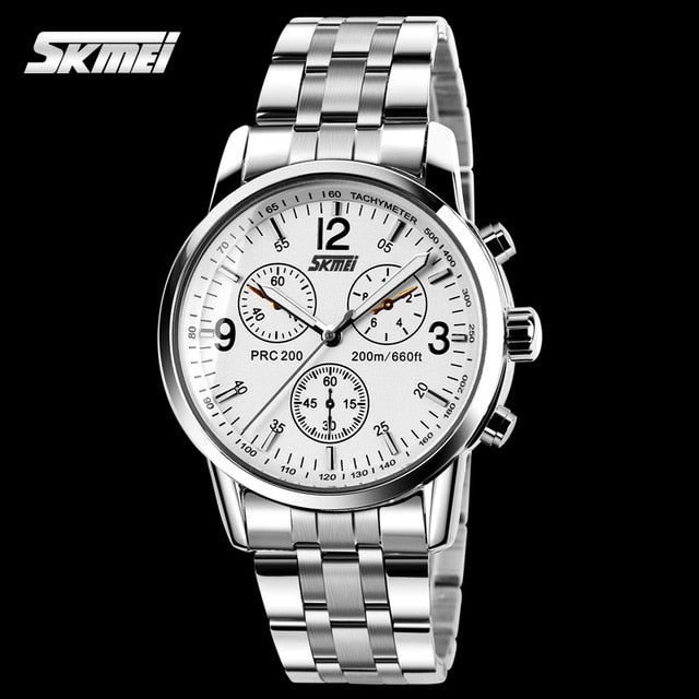 SKMEI Men's Quartz Full steel Watch