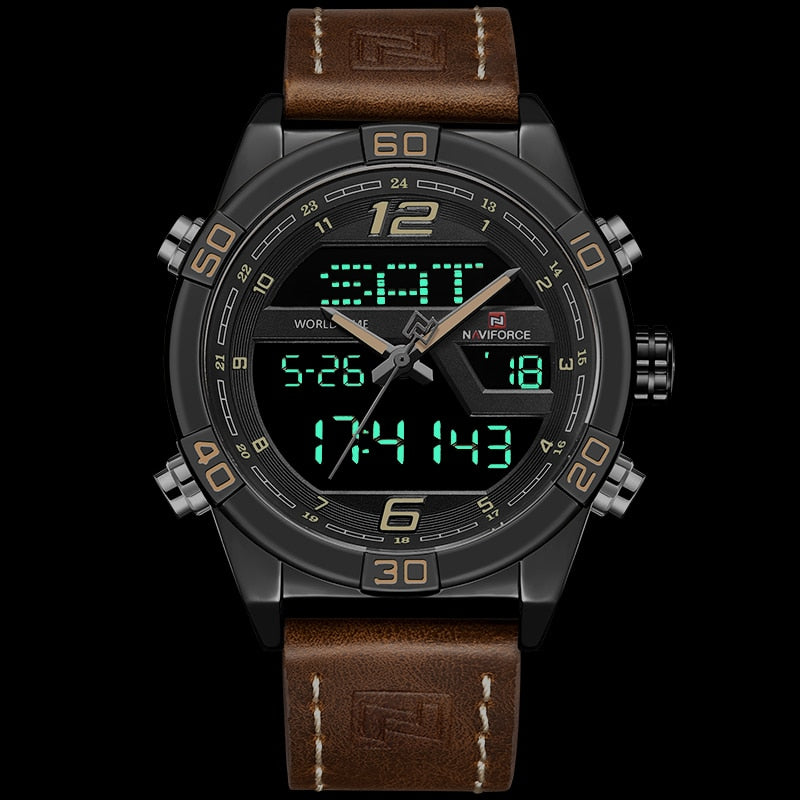 Sport/Business Digital Leather band Watch