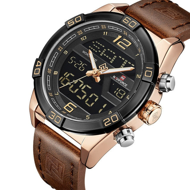 Sport/Business Digital Leather band Watch