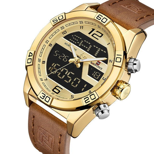 Sport/Business Digital Leather band Watch
