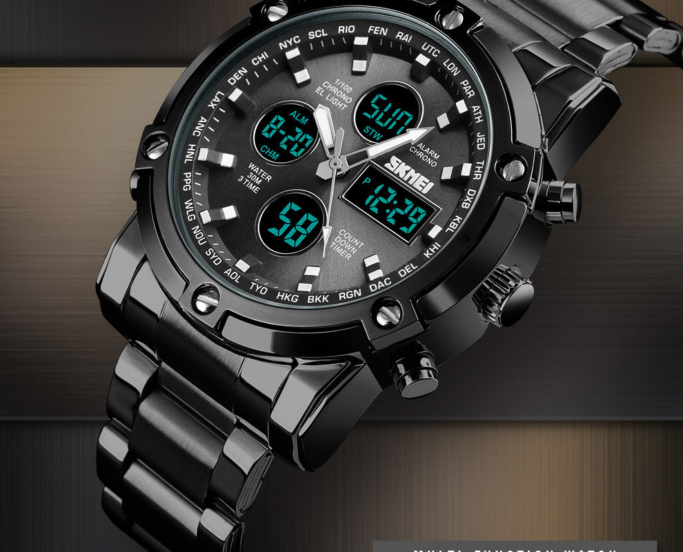 SKMEI Men's Stainless Steel Watch