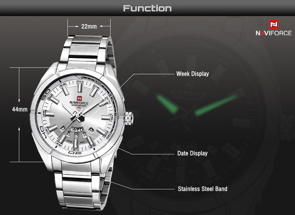 Men's Fashion/Business Stainless Steel Watch