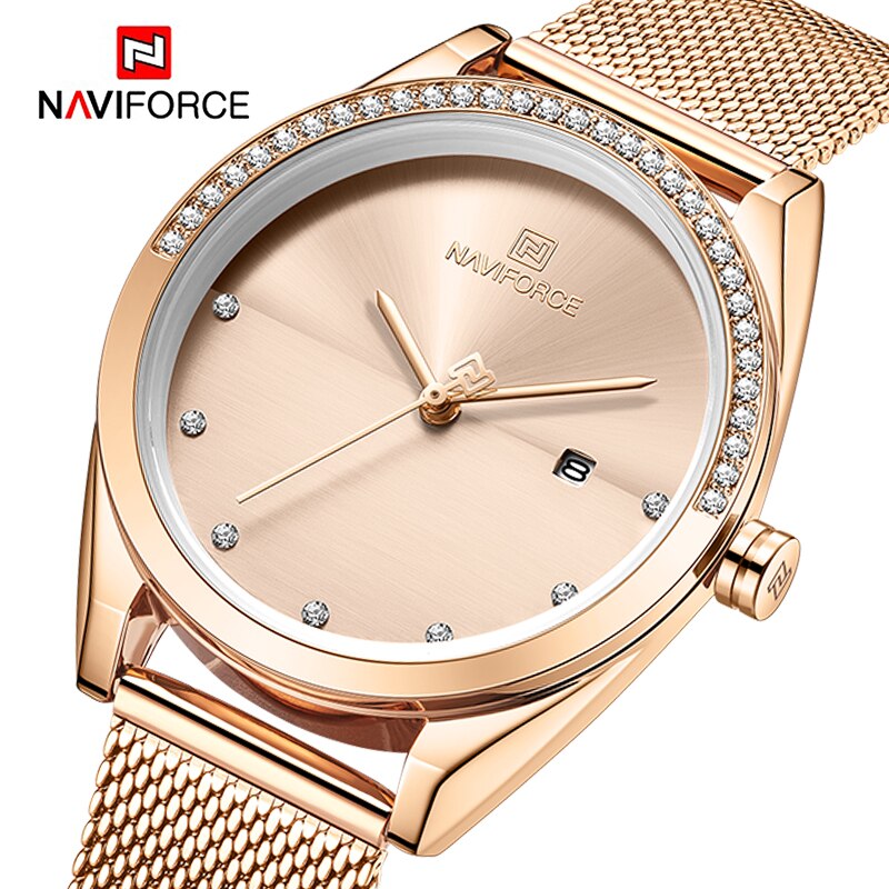 Lady's Luxury Fashion Stainless Steel Watch