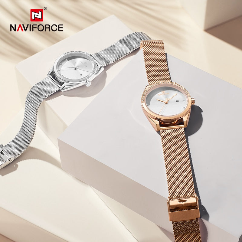 Lady's Luxury Fashion Stainless Steel Watch