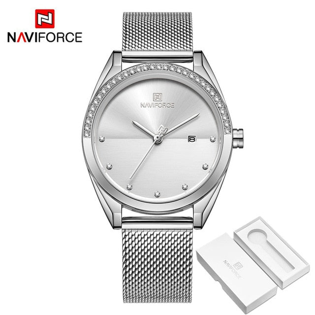 Lady's Luxury Fashion Stainless Steel Watch