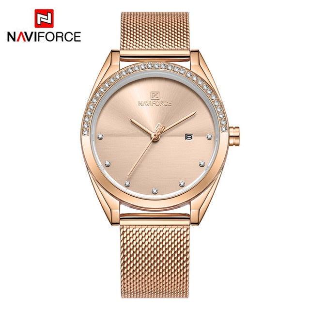 Lady's Luxury Fashion Stainless Steel Watch