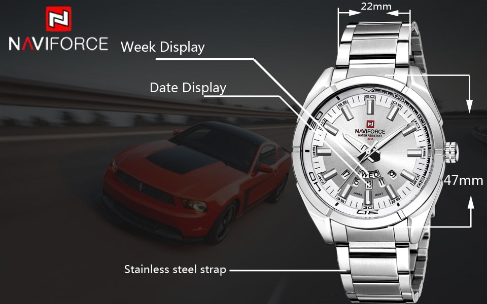 Men's Fashion/Business Stainless Steel Watch