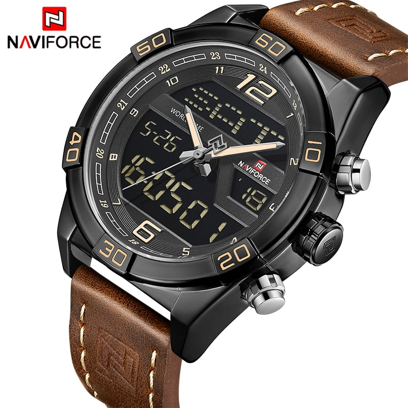 Sport/Business Digital Leather band Watch