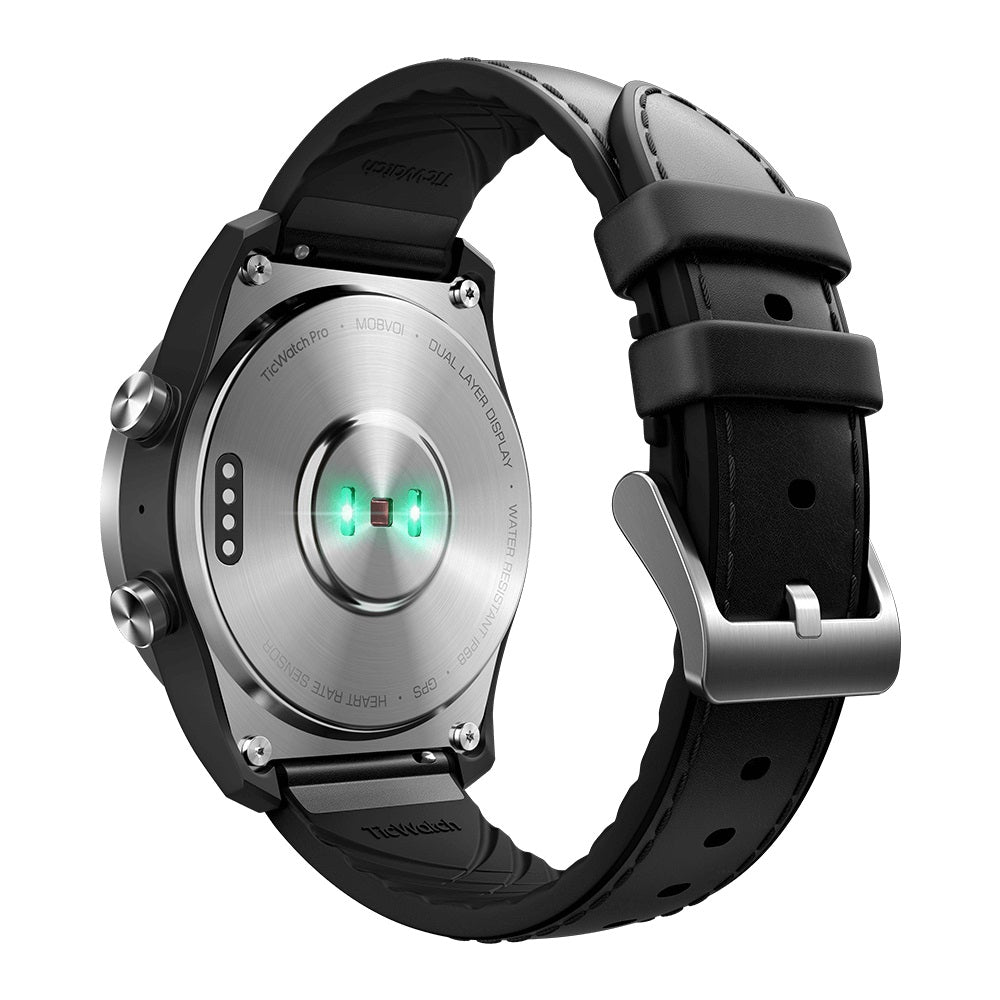 Ticwatch Pro 1.4 inch Bluetooth Sports Smart Watch IP68 Waterproof Built-in GPS NFC Heart Rate Monitor