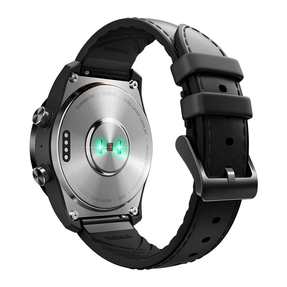 Ticwatch Pro 1.4 inch Bluetooth Sports Smart Watch IP68 Waterproof Built-in GPS NFC Heart Rate Monitor