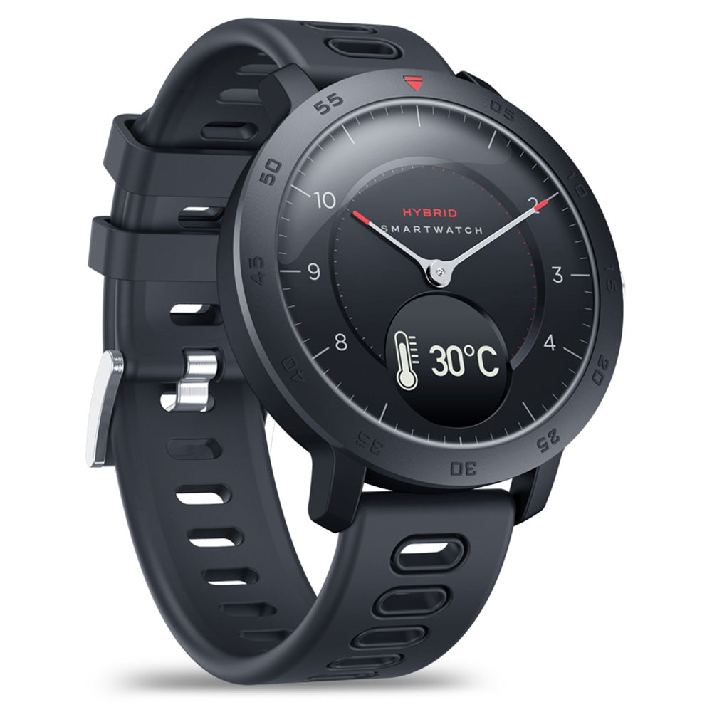 Zeblaze HYBRID Heart Rate Blood Pressure Monitor Real-time Weather Temperature Goal Reminders Dual Modes Mechanical Smart Watch