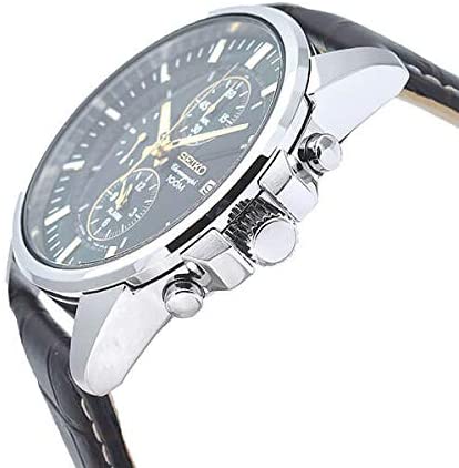 Seiko Men's Alarm Chronograph Watch SNAF09