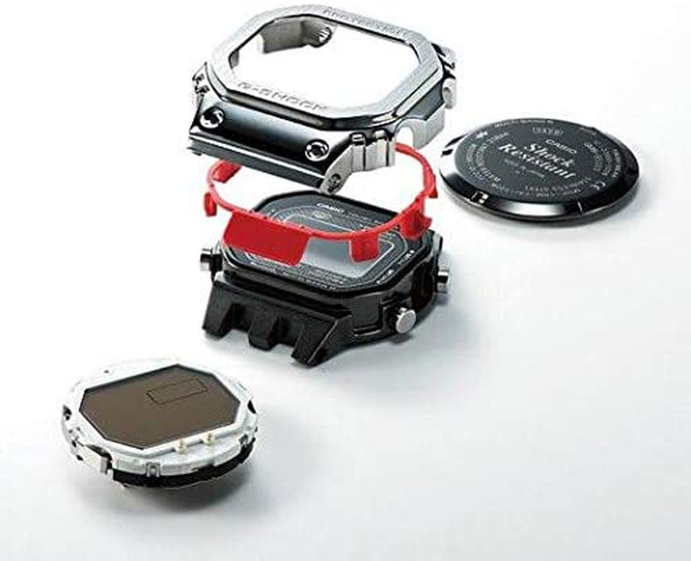 Casio G-Shock Men's GMW-B5000-1CR Black/Silver One Size