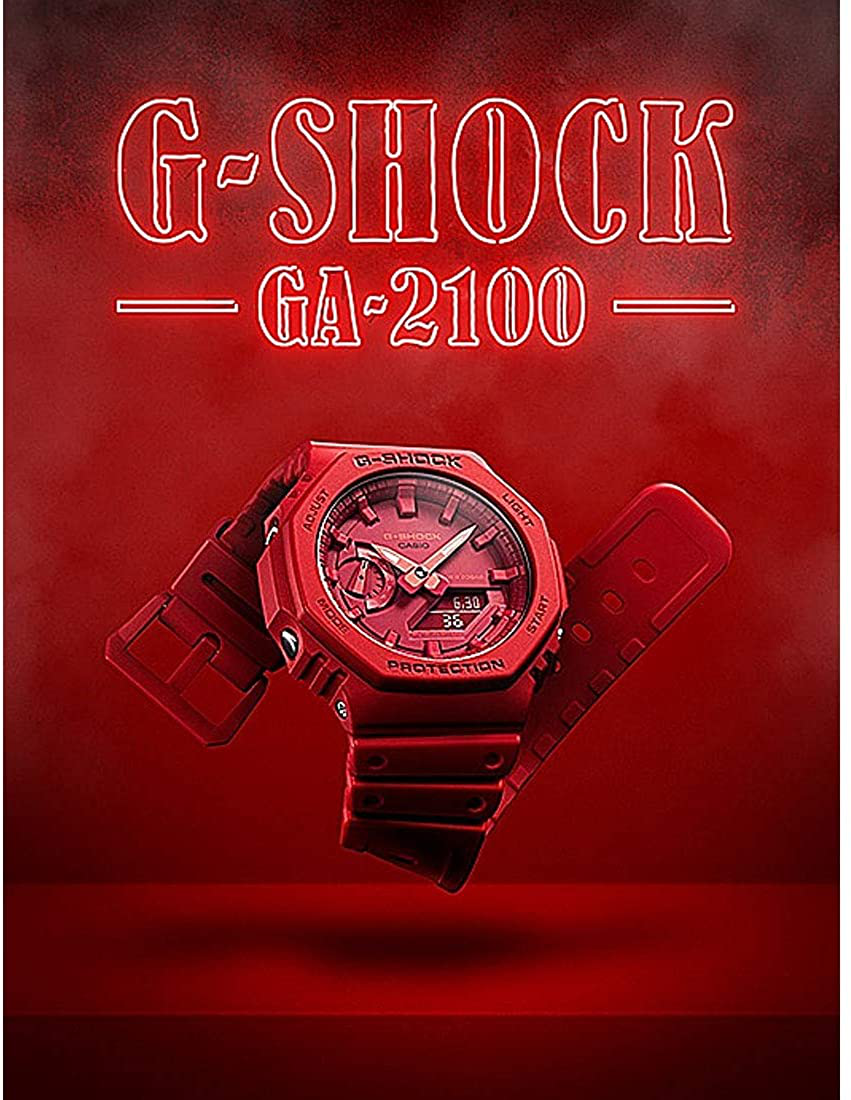 G-Shock GA-2100-4A Red One Size