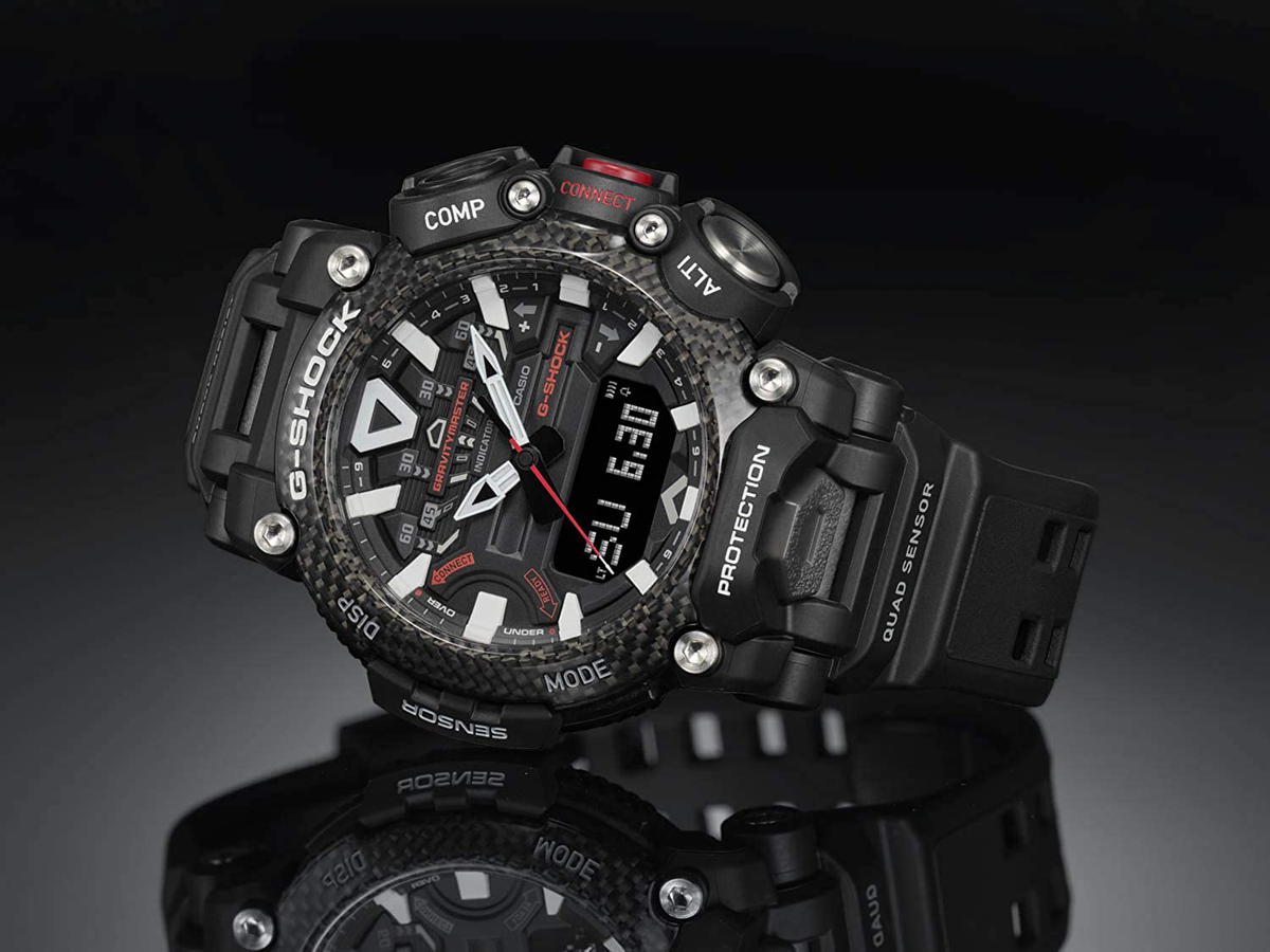 G-Shock Men's GRB200-1A Gravity Master Watch, Black, One Size