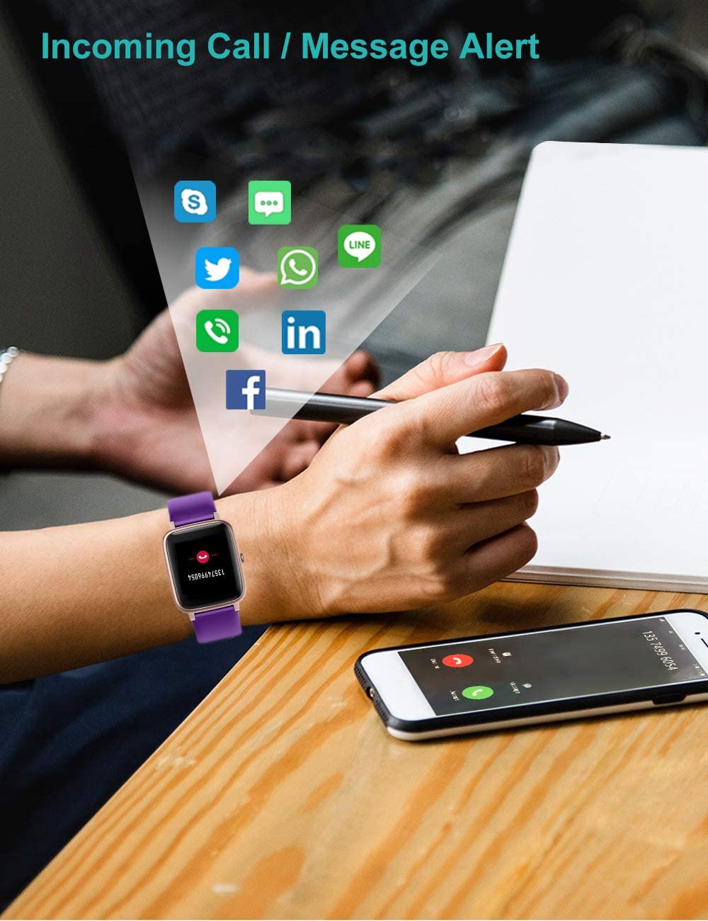 Willful Android& iOS IP68 Smart Watch