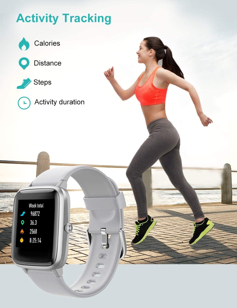 Willful Android& iOS IP68 Smart Watch
