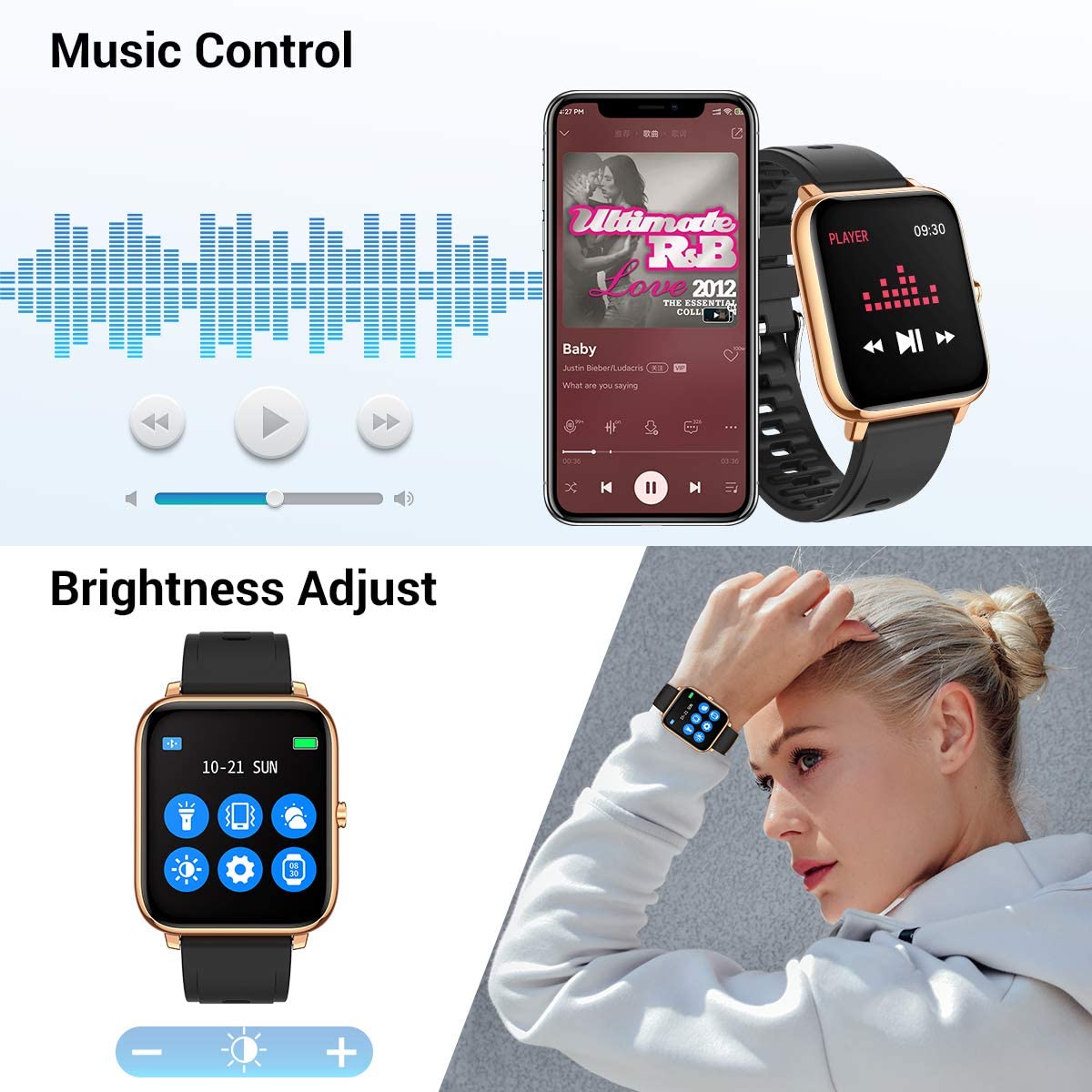 CanMixs Women's Smart Watch for Android& iOS