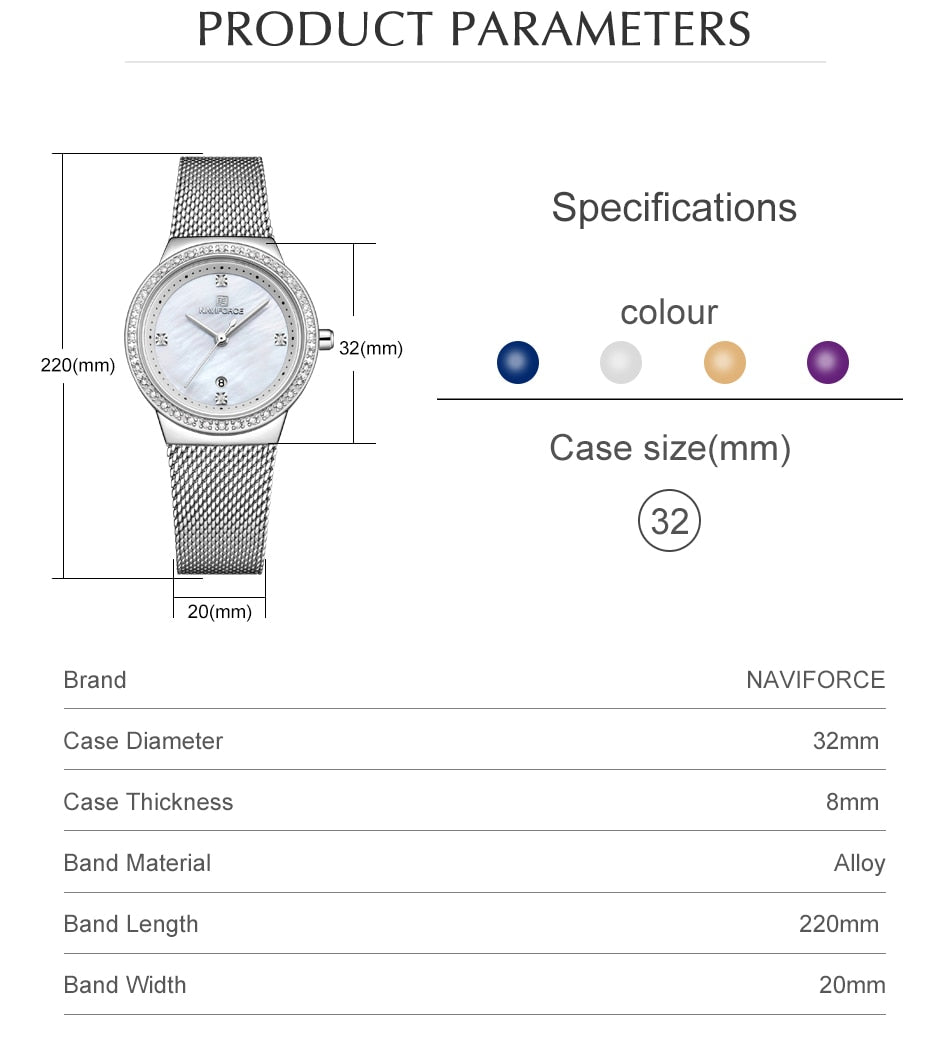 Lady's Fashion Stainless Steel Watch