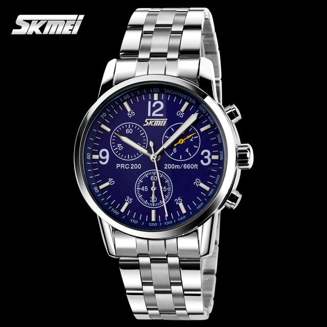 SKMEI Men's Quartz Full steel Watch
