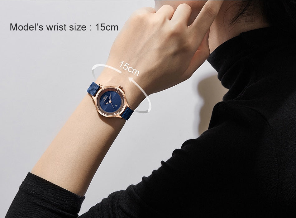 Lady's Classic Luxury Stainless Steel Watch