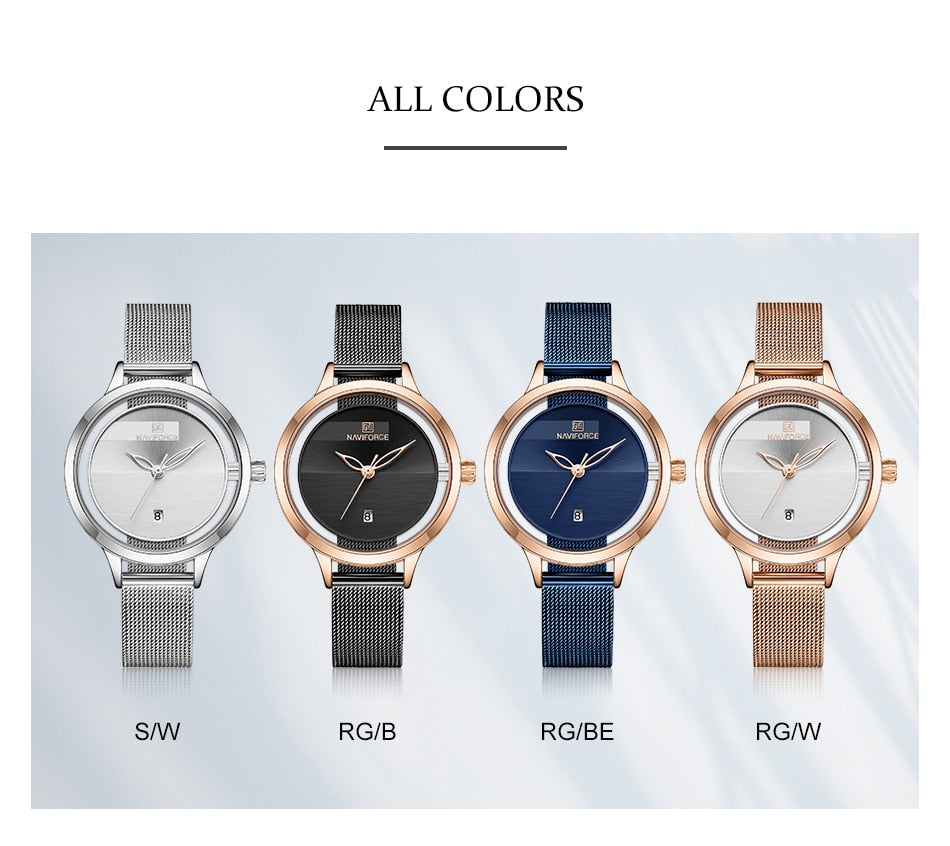 Lady's Classic Luxury Stainless Steel Watch
