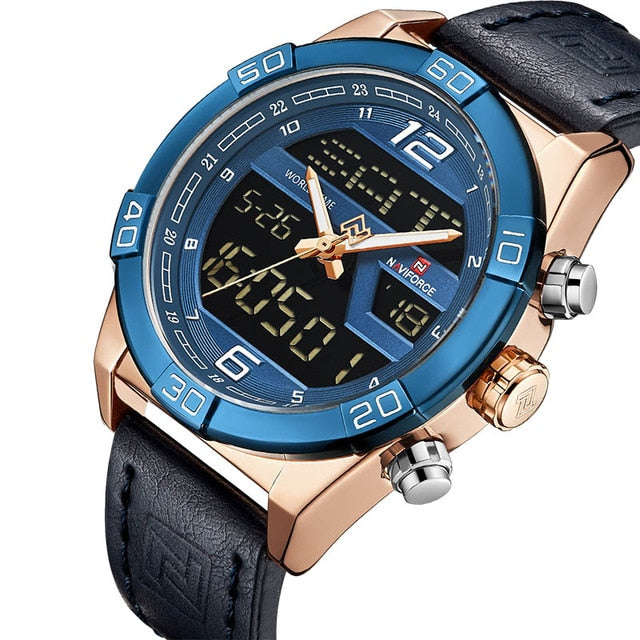 Sport/Business Digital Leather band Watch