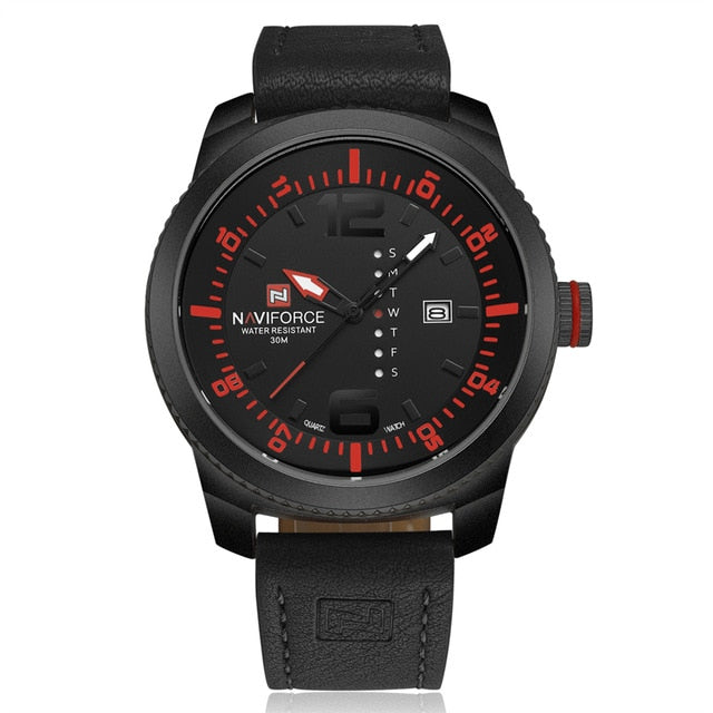 Men Casual Sports Leather Band Watch
